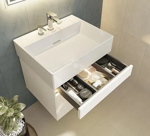 Тумба под умывальник подвесная Kerama Marazzi Logica 60 белоснежный LOG.60.2\WHT