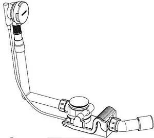 Слив-перелив для ванны Kaldewei Comfort-Level КА 4001 хром 687772330999 Слив-перелив для ванны Kaldewei Comfort-Level КА 4001 хром 687772330999, 2