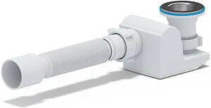 Сифон для душевого поддона Ани Пласт Бриг хром E615, 1