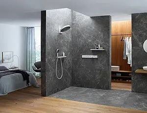 Лейка верхнего душа с настенным креплением Hansgrohe Rainfinity 360 3jet матовый белый матовый/графит 26234700 Лейка верхнего душа с настенным креплением Hansgrohe Rainfinity 360 3jet матовый белый матовый/графит 26234700, 4