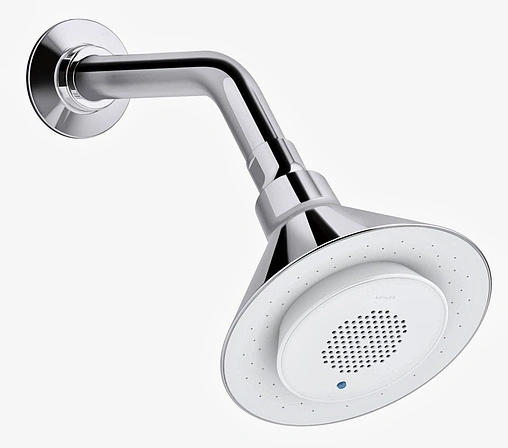 Лейка верхнего душа Jacob Delafon Moxie хром/белый E9245-CP