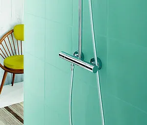 Душевая система с термостатом для душа Grohe Euphoria Cube 150 хром 27932000 Душевая система с термостатом для душа Grohe Euphoria Cube 150 хром 27932000, 5