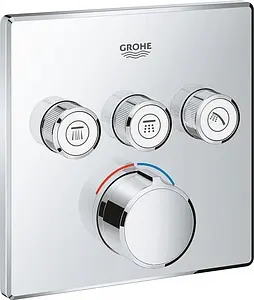 Смеситель для ванны скрытого монтажа Grohe Grohtherm SmartControl хром 29149000 Смеситель для ванны скрытого монтажа Grohe Grohtherm SmartControl хром 29149000, 1