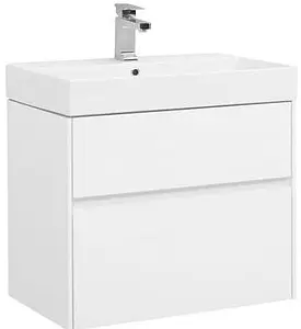 Тумба-умывальник Aquanet Бруклин 70 белый 00203959+00198207 Тумба-умывальник Aquanet Бруклин 70 белый 00203959+00198207, 1