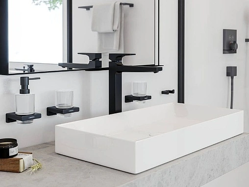 Смеситель для раковины Hansgrohe Metropol 260 чёрный матовый 32512670