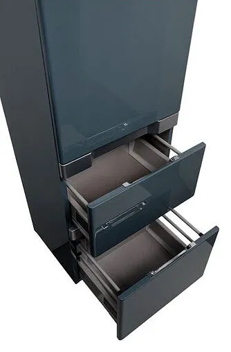 Шкаф-пенал Aquanet Виго 40 R сине-серый 00183360