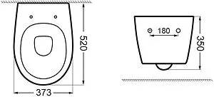 Унитаз подвесной безободковый Aquanet Zvezda Rimless белый ZV-1 Унитаз подвесной безободковый Aquanet Zvezda Rimless белый ZV-1, 2
