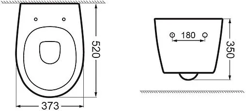 Унитаз подвесной безободковый Aquanet Zvezda Rimless белый ZV-1 Унитаз подвесной безободковый Aquanet Zvezda Rimless белый ZV-1