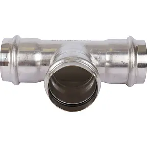 Тройник пресс соединительный 54мм Sanha NiroSan 9130 6913054 Тройник пресс соединительный 54мм Sanha NiroSan 9130 6913054, 2