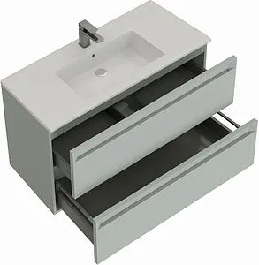 Тумба-умывальник подвесной Allen Brau Eclipse 2.0 100 папирус 1.E1003.PWM 2.0+, 3