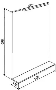 Зеркало с подсветкой IDDIS Harizma 60 белый HAR6000i98 Зеркало с подсветкой IDDIS Harizma 60 белый HAR6000i98, 2