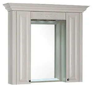 Шкаф-зеркало Aquanet Кастильо 120 слоновая кость 183172, 1