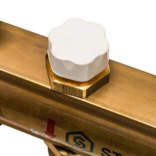 Группа коллекторная без расходомеров 10 отводов 1"в/в x ¾"ек Stout SMB 0468 000010