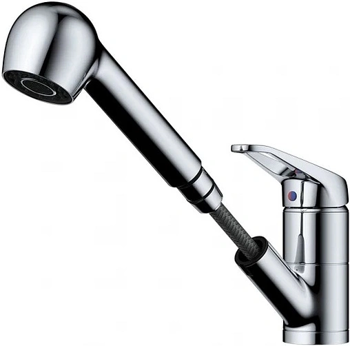 Смеситель для кухни с выдвижным изливом Omoikiri Takayama-S хром OTA-CR-40