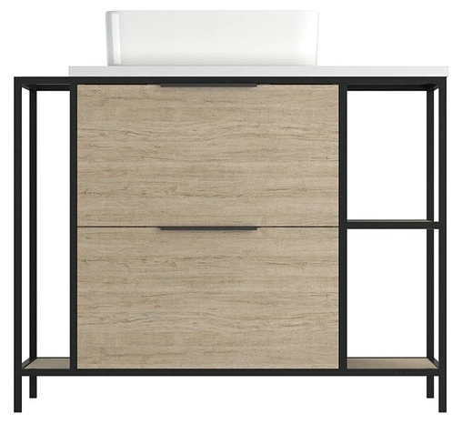 Тумба под умывальник напольная Cersanit Bosquet 100 дуб 63013