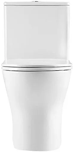 Унитаз-компакт безободковый BelBagno Lounge белый BB8618CPR-MN/SC