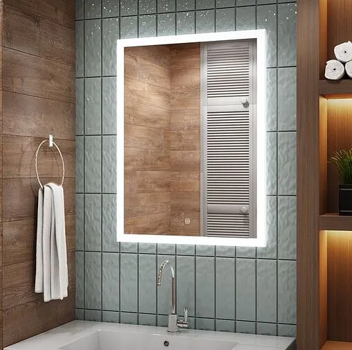 Зеркало с подсветкой Continent Sevilla Led 70x90 белый ЗЛП2239