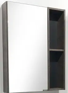 Шкаф-зеркало Comforty Франкфурт 60 дуб шоколадно-коричневый 00004150528CF, 1