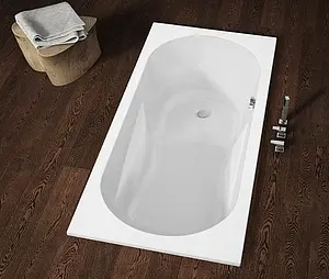 Ванна акриловая Riho LAZY 180x80 B081001005, 3