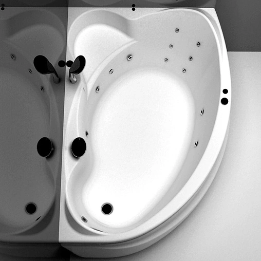 Ванна акриловая Aquanet Jamaica 160x110 R 00203987