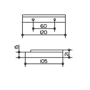 Мыльница Keuco Edition 11 хром 11155019000 Мыльница Keuco Edition 11 хром 11155019000, 5
