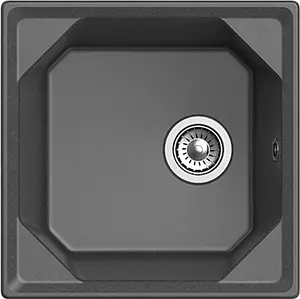 Мойка кухонная GranFest Unique U-500 антрацит Мойка кухонная GranFest Unique U-500 антрацит, 3