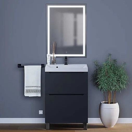 Тумба под умывальник напольная Uperwood UPD Tanos 60 чёрный 291120331