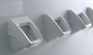 Писсуар со скрытым подводом воды Kerasan Comunita белый 333001, 4