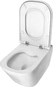 Унитаз подвесной безободковый Roca Gap Clean Rim белый 34647L000 Унитаз подвесной безободковый Roca Gap Clean Rim белый 34647L000, 3