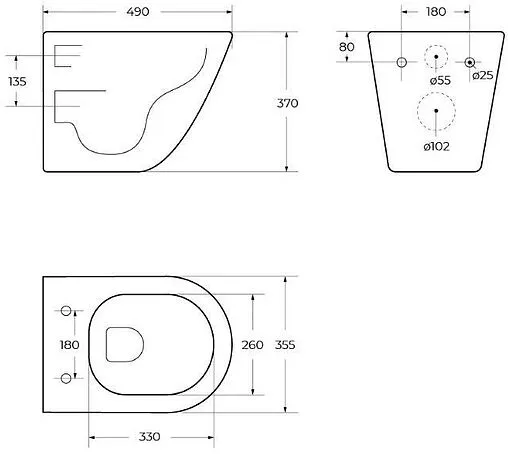 Унитаз подвесной безободковый BelBagno Sfera-R белый BB046CHR/SC