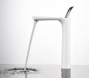 Смеситель для раковины D&K Venice Baciano белый матовый/хром DA1032056 Смеситель для раковины D&K Venice Baciano белый матовый/хром DA1032056, 4