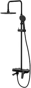 Душевая система со смесителем для ванны Damixa Jupiter чёрный матовый 977730300, 1