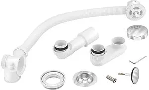 Слив-перелив для ванны Berges хром 051009, 3