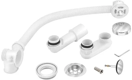 Слив-перелив для ванны Berges хром 051009 Слив-перелив для ванны Berges хром 051009