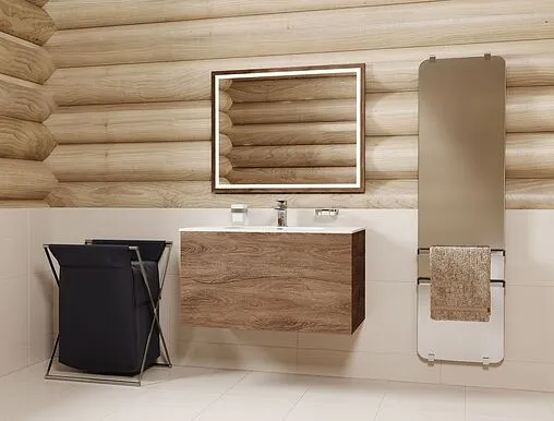 Тумба-умывальник подвесная Allen Brau Glority 100 дуб антик 1.35002.NW+1.35009.20