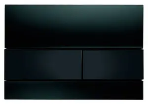 Клавиша смыва для унитаза TECEsquare 9240809 кнопки/черный глянцевый, панель/стекло черный Клавиша смыва для унитаза TECEsquare 9240809 кнопки/черный глянцевый, панель/стекло черный, 1