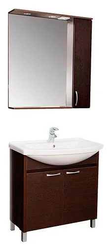 Шкаф-зеркало Aquanet Донна 80 R венге 00168939