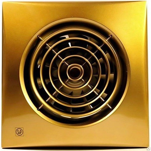 Вентилятор вытяжной D=100мм золотой Soler &amp; Palau Silent-100CZ gold