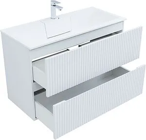 Тумба-умывальник Aquanet Джейн 100 белый матовый 00313288+, 4