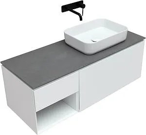 Тумба-умывальник подвесная Allen Brau Infinity 120 R белый 1.21008.WM+, 4