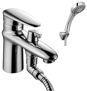 Смеситель на борт ванны на 1 отверстие Lemark Status хром LM4415C Смеситель на борт ванны на 1 отверстие Lemark Status хром LM4415C, 1