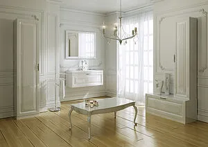 Шкаф-пенал напольный Aqwella Empire 45 белый Emp.05.45/W Шкаф-пенал напольный Aqwella Empire 45 белый Emp.05.45/W, 5