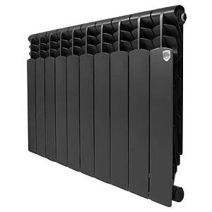 Радиатор биметаллический 10 секций Royal Thermo Revolution Bimetall 500 2.0 Noir Sable RTRBNS250010 Радиатор биметаллический 10 секций Royal Thermo Revolution Bimetall 500 2.0 Noir Sable RTRBNS250010, 1