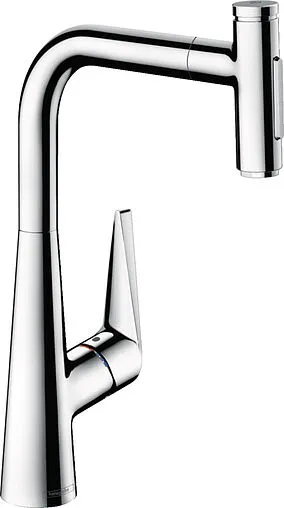 Смеситель для кухни с выдвижным изливом Hansgrohe Talis Select M51 300 2jet хром 72823000