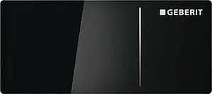 Клавиша смыва для унитаза Geberit Sigma 70 115.635.SJ.1 стекло/черный, 1