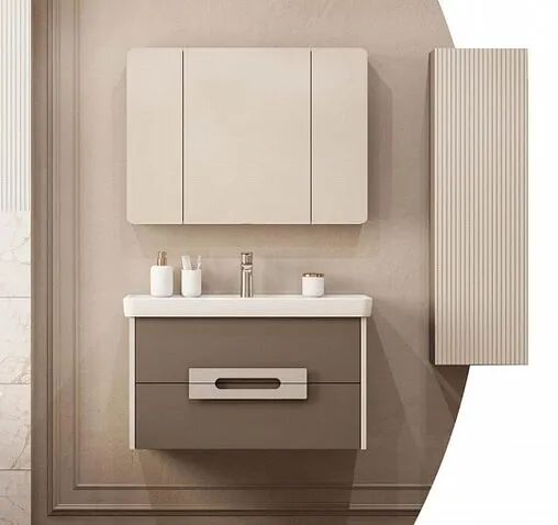 Шкаф-пенал подвесной Aquaton Ар-Деко 40 кашемир 1A280503DD6E0