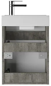 Тумба-умывальник подвесной Айсберг Мечта 40 белый/бетон DM2333T+4607152362107 Тумба-умывальник подвесной Айсберг Мечта 40 белый/бетон DM2333T+4607152362107, 5