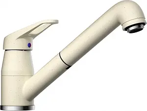 Смеситель для кухни с выдвижным изливом Omoikiri Tateyama-S BE ваниль 4994141 Смеситель для кухни с выдвижным изливом Omoikiri Tateyama-S BE ваниль 4994141, 1