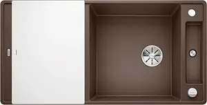 Мойка кухонная Blanco Axia III 6 S-F 100 (доска стекло) кофе 523531 Мойка кухонная Blanco Axia III 6 S-F 100 (доска стекло) кофе 523531, 1