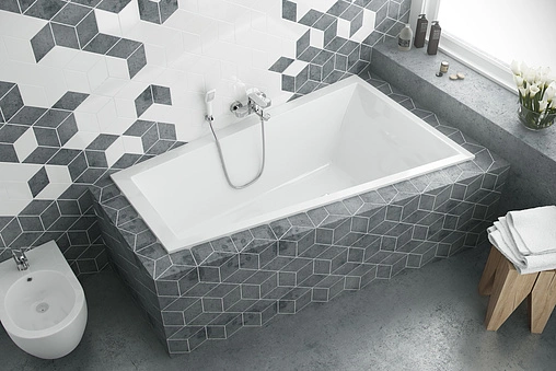 Ванна акриловая Excellent M-Sfera Slim 160x95 R WAEX.MSP16WHS